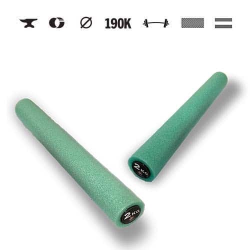 GazoFitness® Aerobické činky 2 × 2 kg (spolu 4 kg)