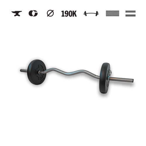 GazoFitness® Činka s EZ tyčou 13 kg