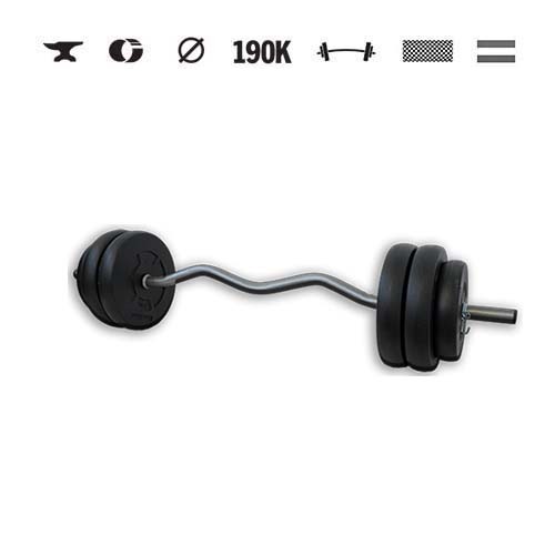 GazoFitness® Činka s EZ tyčou 27 kg