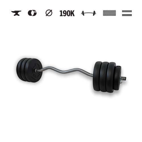GazoFitness® Činka s EZ tyčou 37 kg