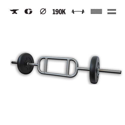GazoFitness® Činka s tricepsovou tyčou 14 kg