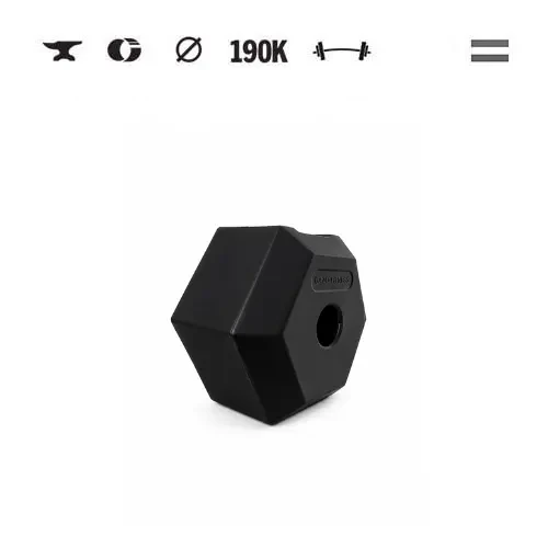 GazoFitness® Hexagonálny kotúč 2 kg – 2. obrázok