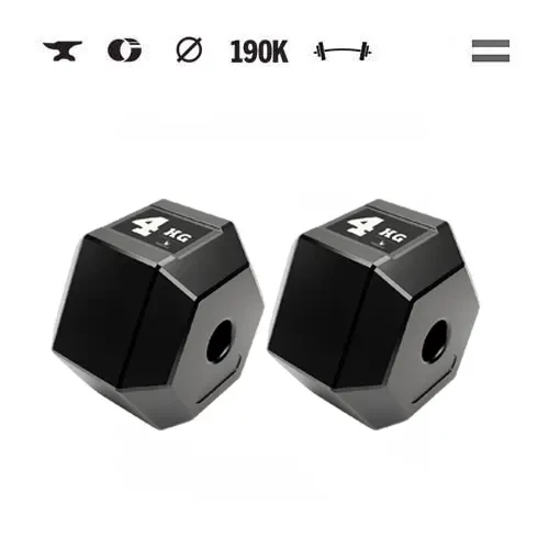 GazoFitness® Hexagonálne kotúče 2 × 4 kg (spolu 8 kg)