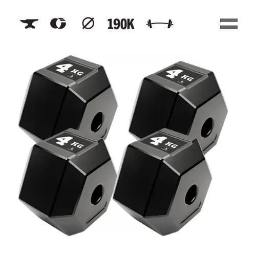 GazoFitness® Hexagonálne kotúče 4 × 4 kg (spolu 16 kg)