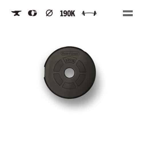 GazoFitness® Jednoručné činky 2 × 14 kg (spolu 28 kg) so závitovými tyčami – 3. obrázok