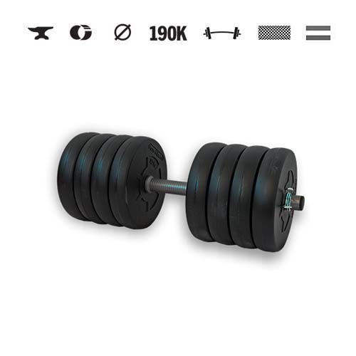 GazoFitness® Jednoručná činka 22 kg