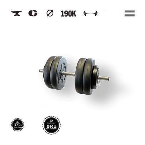 GazoFitness® Jednoručná činka 23 kg