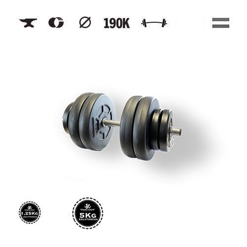 GazoFitness® Jednoručná činka 25,5 kg