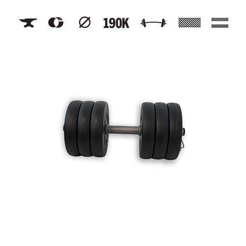 GazoFitness® Jednoručná činka 33 kg