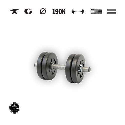 GazoFitness® Jednoručná činka 5,5 kg (1 ks)