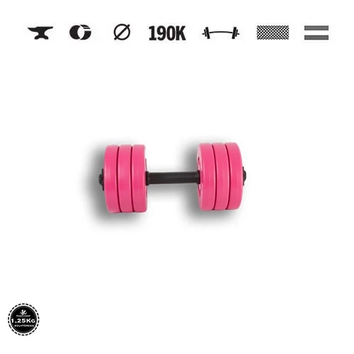 GazoFitness® Jednoručná činka 8,5 kg (1 ks), ružová