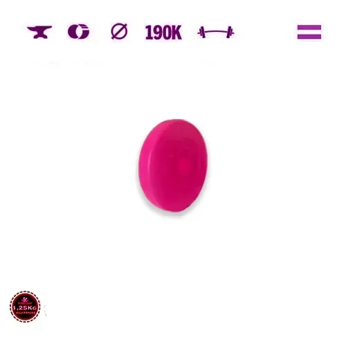GazoFitness® Kotúč 1,25 kg, ružový