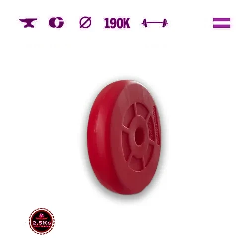 GazoFitness® Jednoručné činky 2 × 16,5 kg (spolu 33 kg), čierne a červené – 6. obrázok