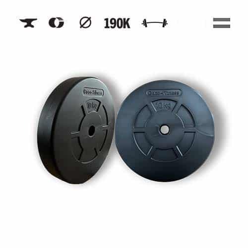 GazoFitness® Kotúče 2 × 10 kg (spolu 20 kg)