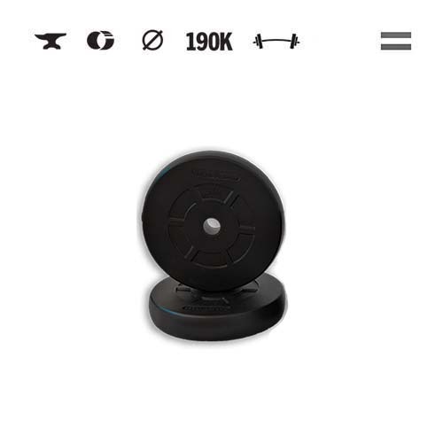 GazoFitness® Kotúče 2 × 5 kg (spolu 10 kg)