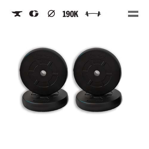 GazoFitness® Kotúče 4 × 5 kg (spolu 20 kg)