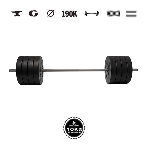 GazoFitness® Nastaviteľná obojručná činka 84 kg