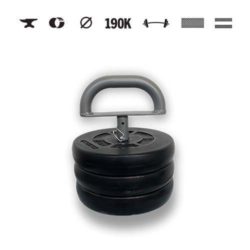 GazoFitness® Nastaviteľný kettlebell 16,5 kg