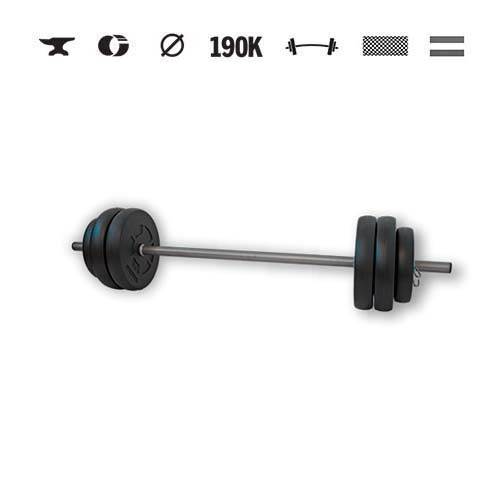 GazoFitness® Obojručná činka 27 kg