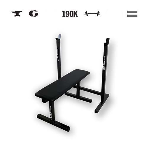 GazoFitness® Stojan na činku + lavica