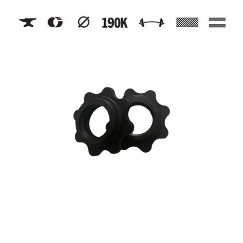 GazoFitness® Súprava činiek Hardcore s hexagonálnymi kotúčmi (spolu 30 kg) – 2. obrázok