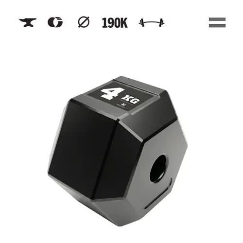GazoFitness® Súprava činiek Hardcore s hexagonálnymi kotúčmi (spolu 30 kg) – 4. obrázok