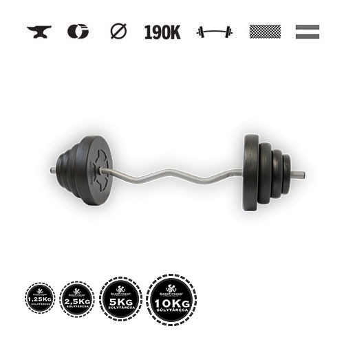 GazoFitness® Činka s EZ tyčou 41 kg