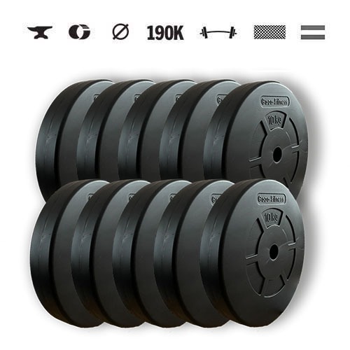 GazoFitness® Súprava kotúčov 100 kg