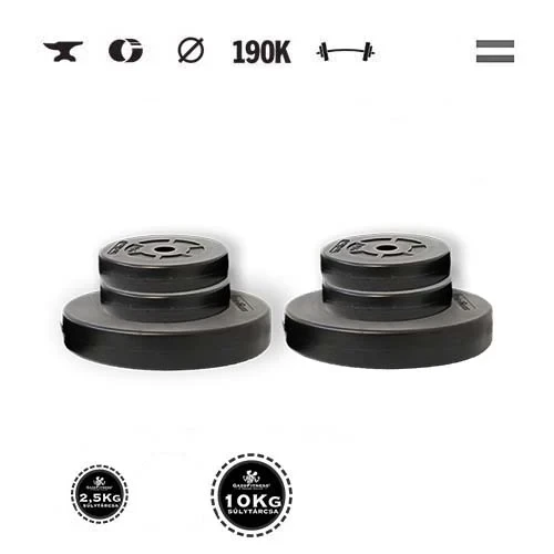 GazoFitness® Súprava kotúčov 2 × 15 kg (spolu 30 kg)
