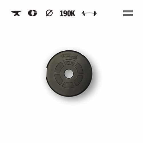 GazoFitness® Súprava kotúčov 2 × 17,5 kg (spolu 35 kg) – 2. obrázok