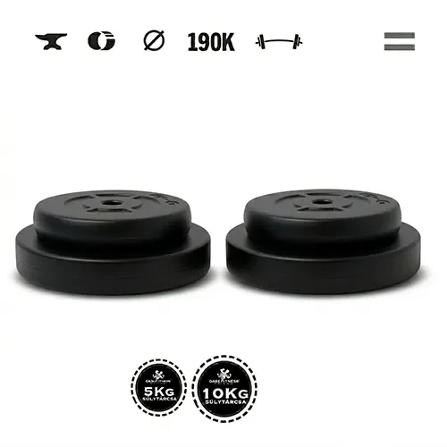 GazoFitness® Súprava kotúčov 30 kg – 2 × 10 kg + 2 × 5 kg