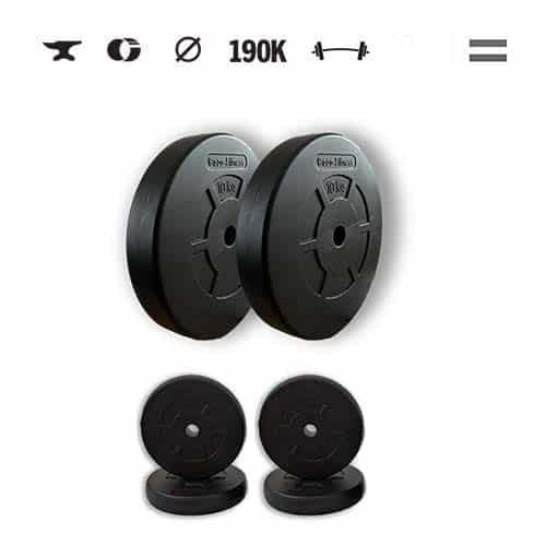 GazoFitness® Súprava kotúčov (spolu 35 kg)