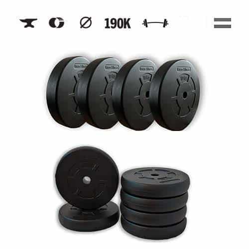 GazoFitness® Súprava kotúčov (spolu 65 kg)
